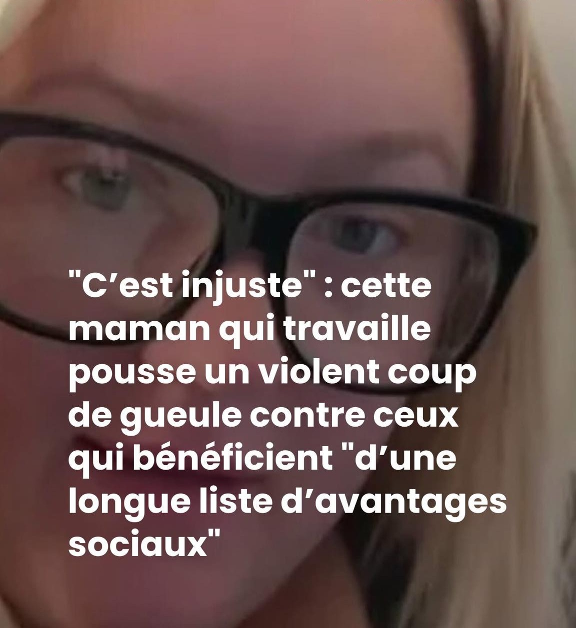 « C’est injuste » : cette maman qui travaille pousse un violent coup de gueule contre ceux qui bénéficient « d’une longue liste d’avantages sociaux »