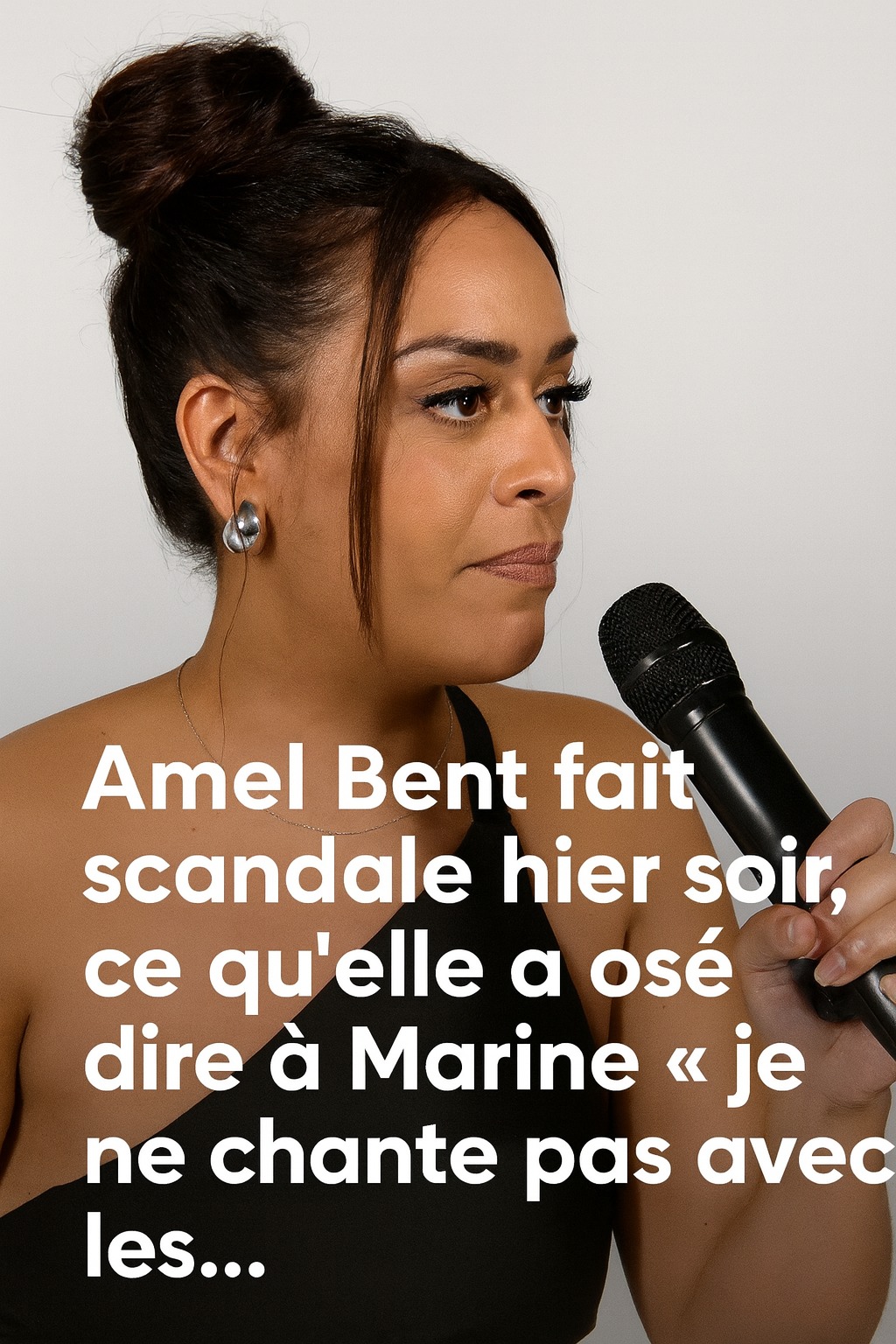 Amel Bent fait scandale hier soir, ce qu’elle a osé dire à Marine « je ne chante pas avec les…