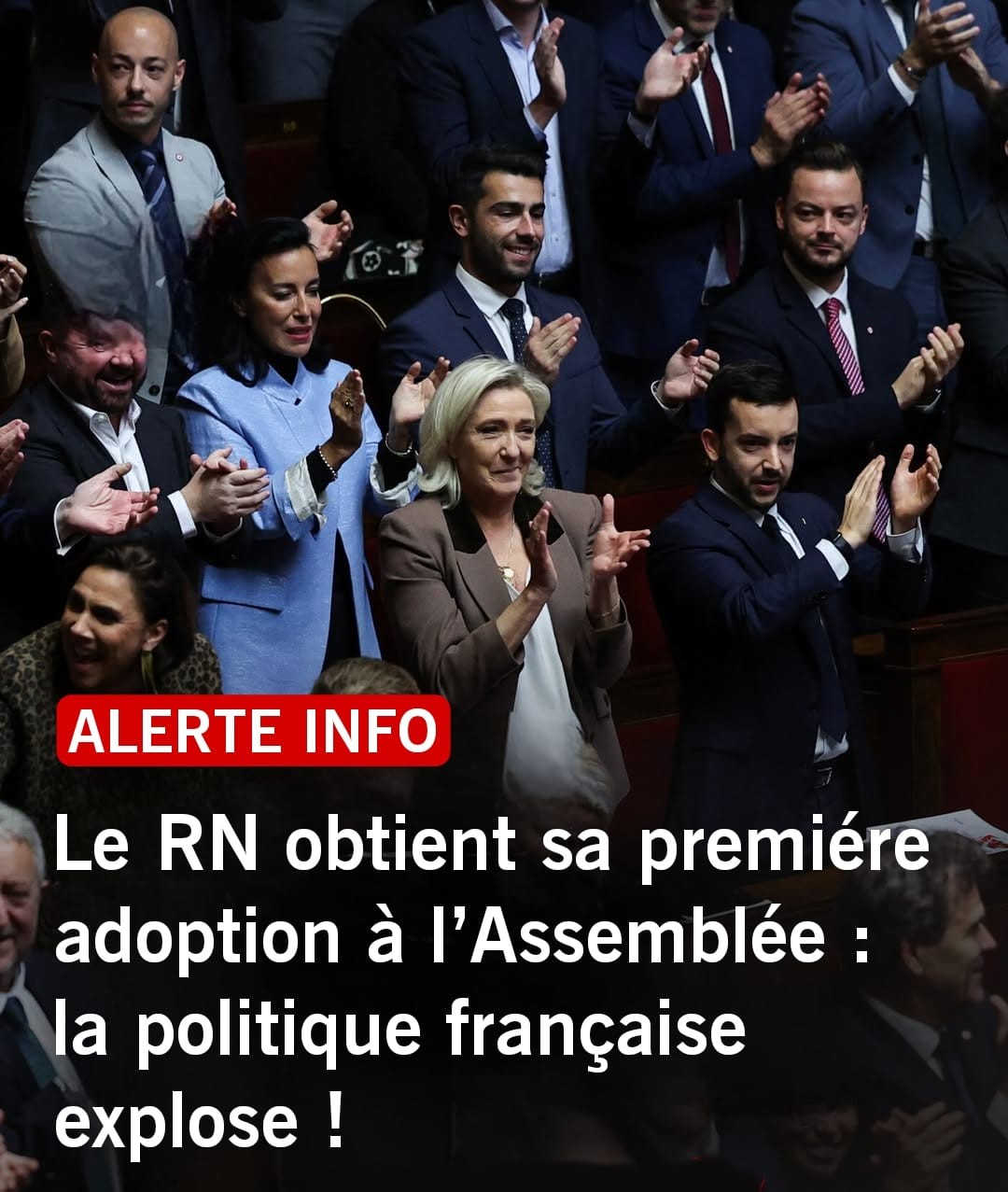 Victoire du RN à l’Assemblée nationale : un vote historique à une voix près